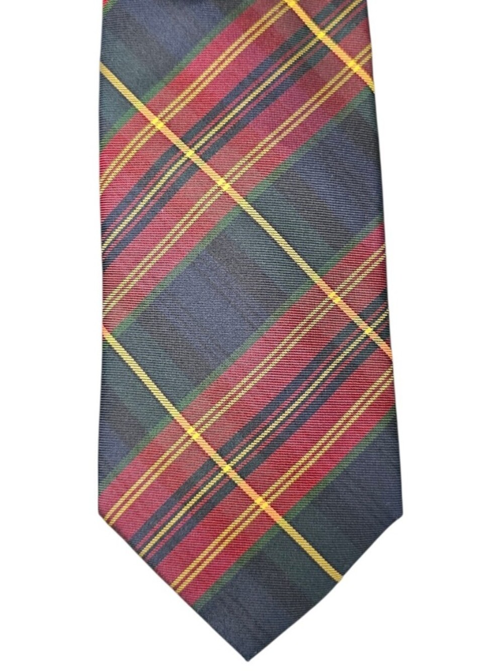 Jos. A. Bank Executive Collection Men's Plaid Tie 100% Silk Handmade